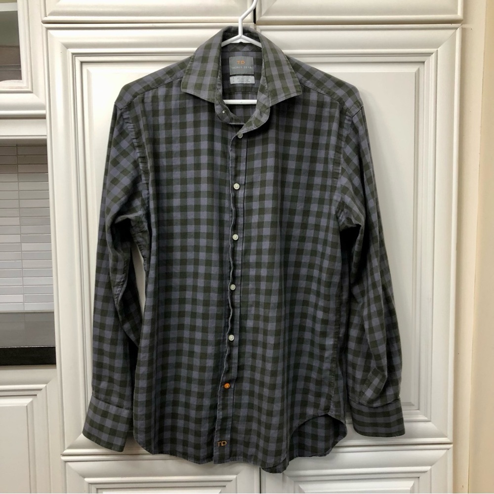 Thomas Dean men’s button shirt
